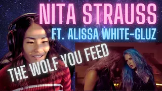THAT GUITAR SOLO!!! | My Reaction to Nita Strauss - The Wolf You Feed ft. Alissa White-Gluz