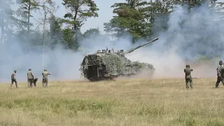 Dynamic Front 22 | U.S. Army Europe and Africa | Fire Mission with Self Propelled Howitzers
