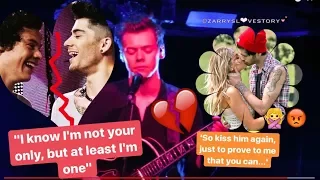 ZARRY 💔 - JUST A LITTLE BIT OF YOUR HEART / HARRY'S REACTIONS TO ZAYN'S ENGAGEMENT/WEDDING QUESTIONS