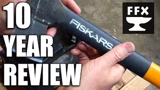Fiskars Hatchet 10-Year Review! (Should you hate this hatchet?)