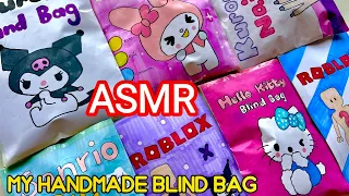 ASMR / Kuromi VS Sanrio Blind bag 💕💕ASMR satisfying Paper crafts / ASMR Blind  bag
