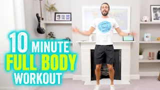10 Minute FULL BODY Workout | The Body Coach TV