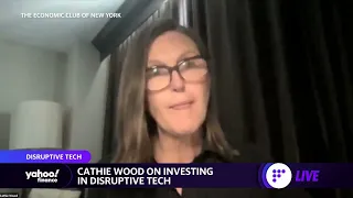 Cathie Wood discusses her strategy for investing in disruptive technologies