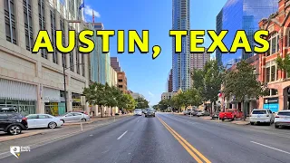Downtown Austin, Texas, USA - 4K Driving Tour