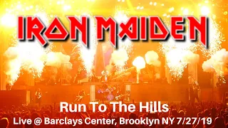 Iron Maiden - Run To The Hills LIVE @ Barclays Center Brooklyn New York 7/27/2019