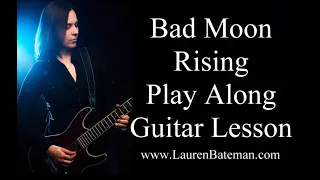 Bad Moon Rising Play Along Guitar Lesson