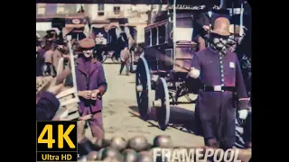 1903 - New York City Scenes - old video in color