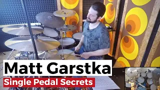 Single Pedal Secrets Drum Lesson with Matt Garstka | Drum Lesson | Drumtrainer Online