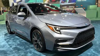 TOYOTA COROLLA Sedan 2024 - FIRST LOOK & visual REVIEW (exterior, interior) Hybrid SE