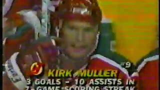 Winnipeg Jets vs New Jersey Devils excerpt from Nov 25, 1989 on Hockey Night in Canada (VHS)
