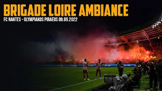 NANTES - OLYMPIAKOS 2:1 | Tifo, Craquage, Ambiance Brigade Loire | Supporters Nantes vs Olympiacos