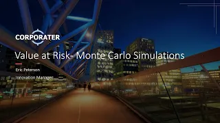 Using Monte Carlo Simulations to Calculate Value at Risk— for Risk Events