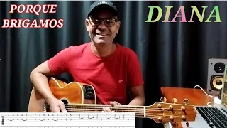 UM CLÁSSICO PORQUE BRIGAMOS DIANA como tocar solo violão