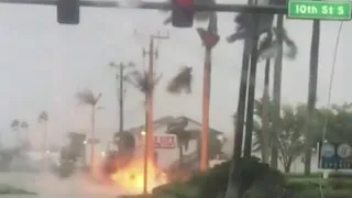 Hurricane Ian knocks down power lines, brings massive flooding to Florida Gulf Coast