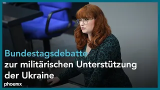 Bundestagsdebatte zum Antrag der CDU/CSU zur militärischen Unterstützung der Ukraine