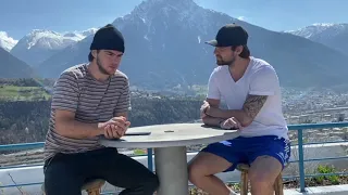 Backchecking mit Nico und Luca Hischier