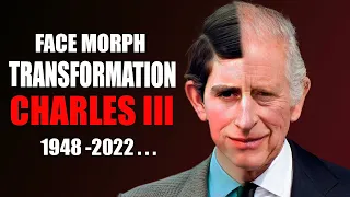 King Charles III  - Transformation (Face Morph Evolution 1948 - 2022)