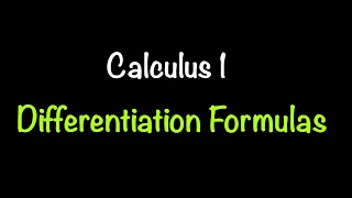 Calculus 1: Differentiation Rules (Video #9) | Math with Professor V