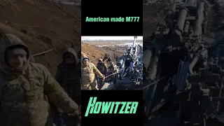 US Made M777 Howitzer Engage Firing on Russian Positions #ukraine #M777 #us #howitzer #russia#firing