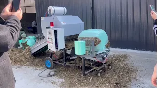 Silage baler and wrapper machine silage packing machine