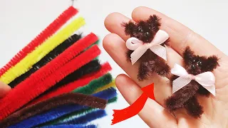 THE SMALLEST BEARS How to Make a Teddy Bear Out of Chenille Wire
