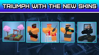 Triumph With The New Skins | Roblox Tower Battles