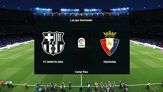 Barcelona vs Osasuna - La Liga 2020/21 Gameplay