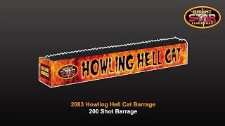 Bright Star Fireworks - 2083 Howling Hell Cat 200 Shot Barrage