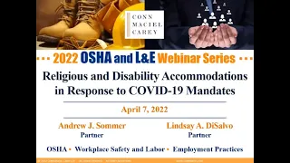 Religious and Disability Accommodations