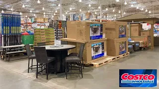 COSTCO SHOP WITH ME PATIO FURNITURE SOFAS KITCHENWARE COOKERS HOUSEHOLD SHOPPING STORE WALK THROUGH