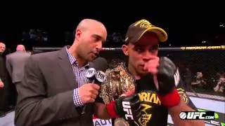 UFC on FUEL TV 7: Renan Barao Octagon Interview