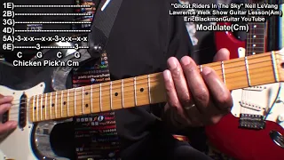 How To Play GHOST RIDERS IN THE SKY Neil LeVang Guitar Lesson Tutorial - Lawrence Welk