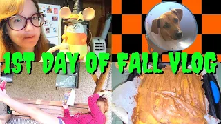 Happy Fall Vlog | Reading Autumncrow, Halloween Decorations, Pumpkin Brownies + More