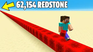 Placing 62,154 Redstone to Break a Minecraft Record