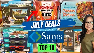 🚨NEW SAM'S CLUB DEALS JULY 2022:🔥TOP 10 ITEMS FOR THIS MONTH!!!