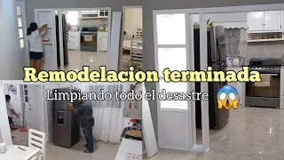 Porfin se terminó la remodelacion💯||Quedó como me lo imaguine✅||Limpiando todo el desastre😱