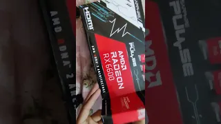 Rx 6600 unboxing | Bought RX 6600 from Usedgpus.in 🔥 #gaming #trending #graphicscard #pc  #shorts