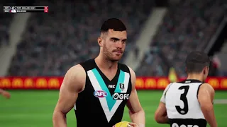 AFL Port Adelaide VS Western Bulldogs Preliminary final 2021 highlights AFL evolution 2