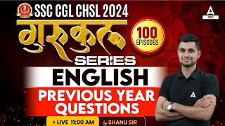 SSC CGL/ CHSL 2024 | English Class By Shanu Rawat | SSC English Synonyms  Previous Year Questions