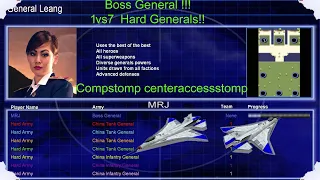 Boss General 1 vs 7 Hard Generals. (Compstomp centeraccessstomp)