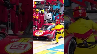 24 Heures du Mans 2023 - Ferrari #51 in the pits