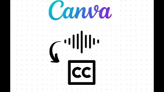 Create Audio Transcriptions / Subtitles / Captions in Canva for free and automatic