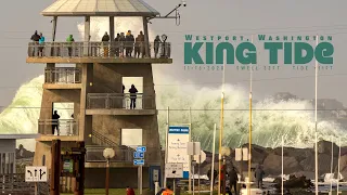 Historic King Tide in Westport, Washington 11-15-2020