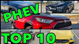 TOP 10 PHEV 2022 ¿EL ENGAÑO DEL COCHE HÍBRIDO ENCHUFABLE? Mejores Coches híbridos enchufables MOTORK