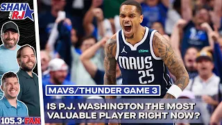 Mavs/Thunder Game 3: Is P.J. Washington The Clear Series MVP? | Shan & RJ