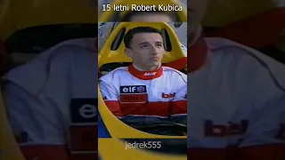 15 Letni Robert Kubica po raz pierwszy w bolidzie #shorts