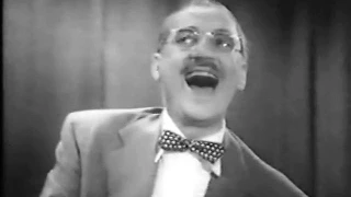 Groucho laughs! - Rare clip from You Bet Your Life (April 4, 1957)