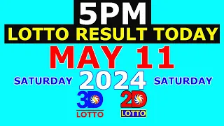 Lotto Result Today 5pm May 11 2024 (PCSO)
