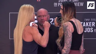 UFC 225:  Holly Holm vs. Megan Anderson Staredown