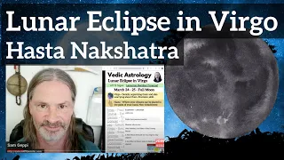 Lunar Eclipse in Virgo Hasta Nakshatra